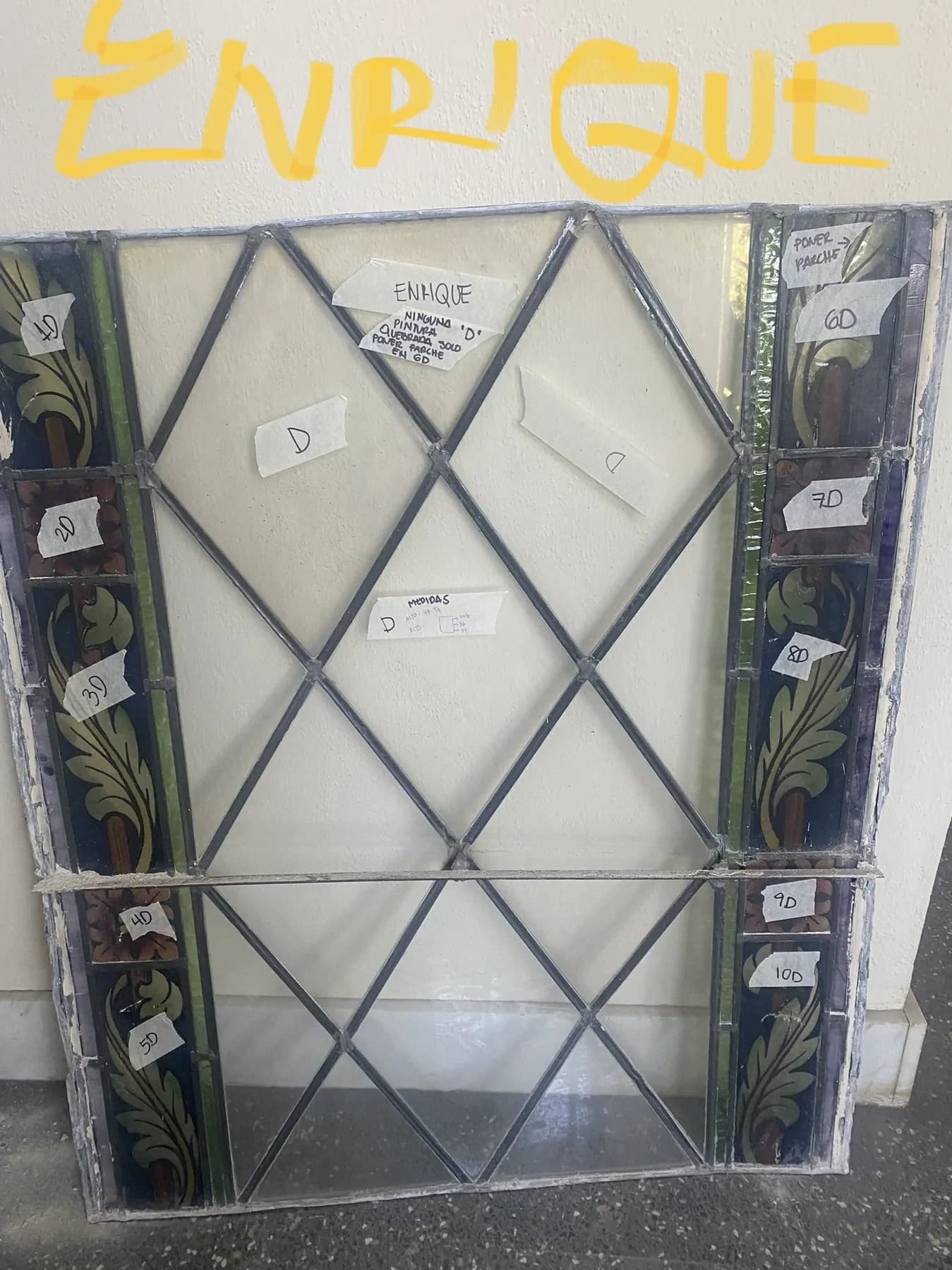 Restoration & Safety Glass Installation stained glass project visual in Ontario, California